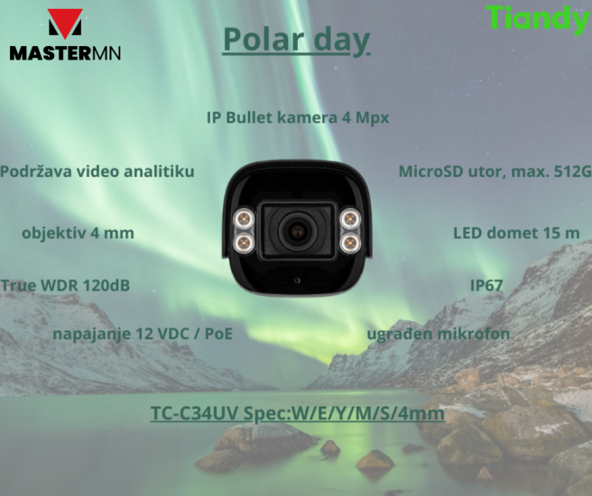 Tiandy Polar Day - Pretvara noć u dan!